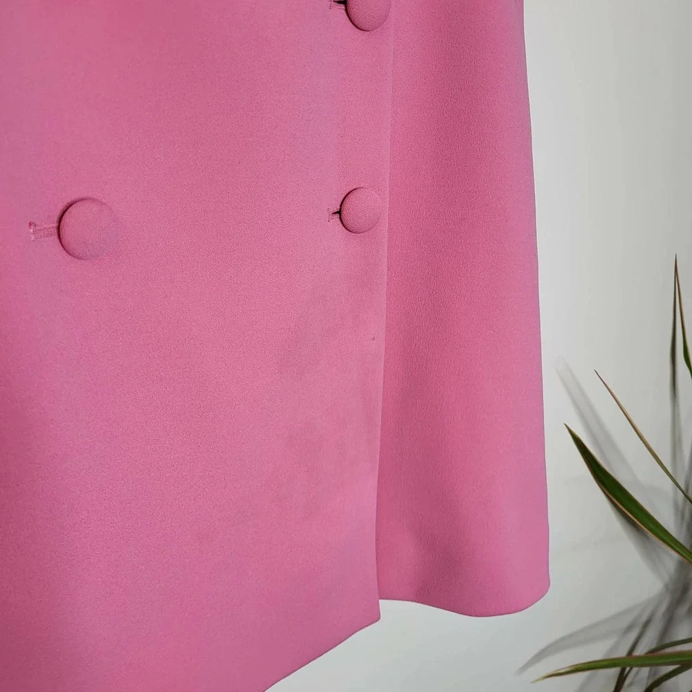 Boden Belted Four-Button A-Line Skirt - Abstract - Pink/Crayon Pink - Picture 12 of 14